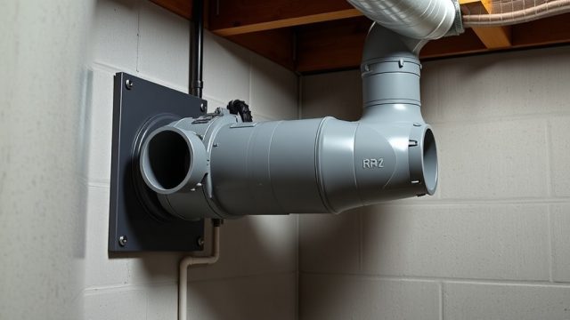 Optimal Piping Setup for RadonAway RP145 Fan